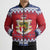 Liechtenstein Christmas Bomber Puffer Jacket Coat Of Arms Frohe Weihnachten - Wonder Print Shop