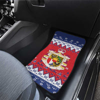 Liechtenstein Christmas Car Mats Coat Of Arms Frohe Weihnachten - Wonder Print Shop