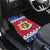 Liechtenstein Christmas Car Mats Coat Of Arms Frohe Weihnachten - Wonder Print Shop