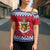 Liechtenstein Christmas Cross Shoulder Shirt Coat Of Arms Frohe Weihnachten - Wonder Print Shop