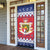Liechtenstein Christmas Door Cover Coat Of Arms Frohe Weihnachten - Wonder Print Shop