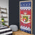 Liechtenstein Christmas Door Cover Coat Of Arms Frohe Weihnachten - Wonder Print Shop