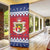 Liechtenstein Christmas Door Cover Coat Of Arms Frohe Weihnachten - Wonder Print Shop