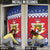Liechtenstein Christmas Door Cover Coat Of Arms Frohe Weihnachten - Wonder Print Shop