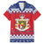 Liechtenstein Christmas Family Matching Long Sleeve Bodycon Dress and Hawaiian Shirt Coat Of Arms Frohe Weihnachten - Wonder Print Shop