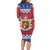 Liechtenstein Christmas Family Matching Long Sleeve Bodycon Dress and Hawaiian Shirt Coat Of Arms Frohe Weihnachten - Wonder Print Shop