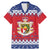 Liechtenstein Christmas Family Matching Mermaid Dress and Hawaiian Shirt Coat Of Arms Frohe Weihnachten - Wonder Print Shop