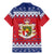 Liechtenstein Christmas Family Matching Mermaid Dress and Hawaiian Shirt Coat Of Arms Frohe Weihnachten - Wonder Print Shop