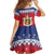 Liechtenstein Christmas Family Matching Off The Shoulder Long Sleeve Dress and Hawaiian Shirt Coat Of Arms Frohe Weihnachten - Wonder Print Shop
