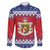 Liechtenstein Christmas Family Matching Off The Shoulder Long Sleeve Dress and Hawaiian Shirt Coat Of Arms Frohe Weihnachten - Wonder Print Shop