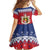 Liechtenstein Christmas Family Matching Off Shoulder Maxi Dress and Hawaiian Shirt Coat Of Arms Frohe Weihnachten - Wonder Print Shop
