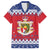 Liechtenstein Christmas Family Matching Off Shoulder Maxi Dress and Hawaiian Shirt Coat Of Arms Frohe Weihnachten - Wonder Print Shop