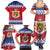 Liechtenstein Christmas Family Matching Summer Maxi Dress and Hawaiian Shirt Coat Of Arms Frohe Weihnachten - Wonder Print Shop