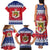 Liechtenstein Christmas Family Matching Tank Maxi Dress and Hawaiian Shirt Coat Of Arms Frohe Weihnachten - Wonder Print Shop