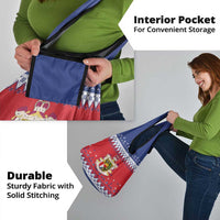 Liechtenstein Christmas Grocery Bag Coat Of Arms Frohe Weihnachten - Wonder Print Shop