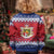 Liechtenstein Christmas Kid Ugly Christmas Sweater Coat Of Arms Frohe Weihnachten - Wonder Print Shop