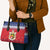 Liechtenstein Christmas Leather Bag Coat Of Arms Frohe Weihnachten - Wonder Print Shop