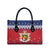 Liechtenstein Christmas Leather Bag Coat Of Arms Frohe Weihnachten - Wonder Print Shop