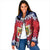 Liechtenstein Christmas Padded Jacket Coat Of Arms Frohe Weihnachten - Wonder Print Shop