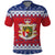 Liechtenstein Christmas Polo Shirt Coat Of Arms Frohe Weihnachten - Wonder Print Shop