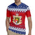 Liechtenstein Christmas Rugby Jersey Coat Of Arms Frohe Weihnachten - Wonder Print Shop