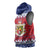 Liechtenstein Christmas Sleeveless Hoodie Coat Of Arms Frohe Weihnachten - Wonder Print Shop