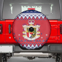 Liechtenstein Christmas Spare Tire Cover Coat Of Arms Frohe Weihnachten - Wonder Print Shop