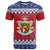 Liechtenstein Christmas T Shirt Coat Of Arms Frohe Weihnachten - Wonder Print Shop
