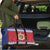 Liechtenstein Christmas Travel Bag Coat Of Arms Frohe Weihnachten - Wonder Print Shop