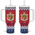 Liechtenstein Christmas Tumbler With Handle Coat Of Arms Frohe Weihnachten - Wonder Print Shop