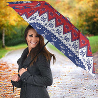 Liechtenstein Christmas Umbrella Coat Of Arms Frohe Weihnachten - Wonder Print Shop