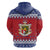 Liechtenstein Christmas Zip Hoodie Coat Of Arms Frohe Weihnachten - Wonder Print Shop