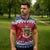 Liechtenstein Christmas Zipper Polo Shirt Coat Of Arms Frohe Weihnachten - Wonder Print Shop