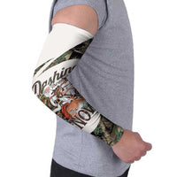 Santa Deer Hunting Christmas Arm Sleeves Hunting Camouflage Patterns - Wonder Print Shop