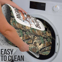 Santa Deer Hunting Christmas Bathroom Set Hunting Camouflage Patterns - Wonder Print Shop