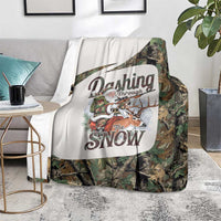 Santa Deer Hunting Christmas Blanket Hunting Camouflage Patterns - Wonder Print Shop