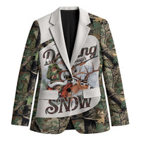 Santa Deer Hunting Christmas Blazer Hunting Camouflage Patterns - Wonder Print Shop