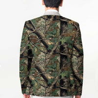 Santa Deer Hunting Christmas Blazer Hunting Camouflage Patterns - Wonder Print Shop