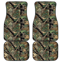 Santa Deer Hunting Christmas Car Mats Hunting Camouflage Patterns - Wonder Print Shop