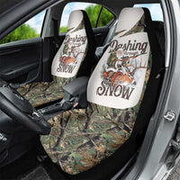 Santa Deer Hunting Christmas Car Seat Cover Hunting Camouflage Patterns - Wonder Print Shop