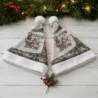 Santa Deer Hunting Christmas Santa Hat Hunting Camouflage Patterns - Wonder Print Shop