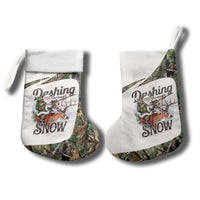 Santa Deer Hunting Christmas Stocking Hunting Camouflage Patterns - Wonder Print Shop