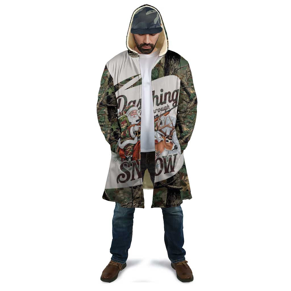 Santa Deer Hunting Christmas Cloak Hunting Camouflage Patterns - Wonder Print Shop