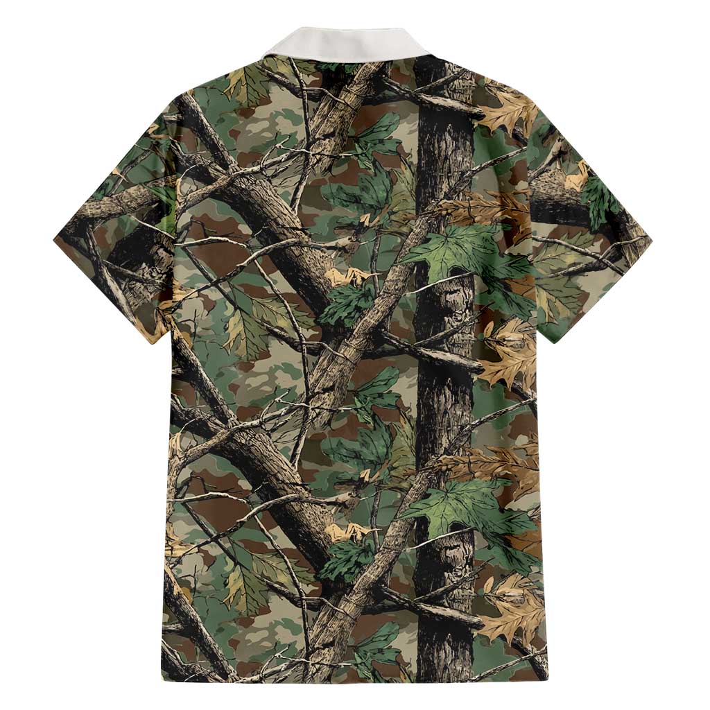 Santa Deer Hunting Christmas Family Matching Mermaid Dress and Hawaiian Shirt Hunting Camouflage Patterns - Wonder Print Shop