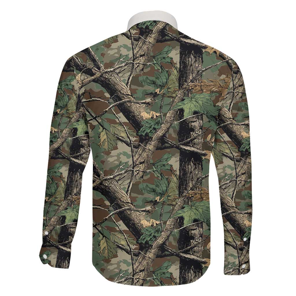 Santa Deer Hunting Christmas Family Matching Mermaid Dress and Hawaiian Shirt Hunting Camouflage Patterns - Wonder Print Shop