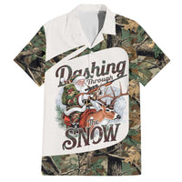 Santa Deer Hunting Christmas Hawaiian Shirt Hunting Camouflage Patterns - Wonder Print Shop