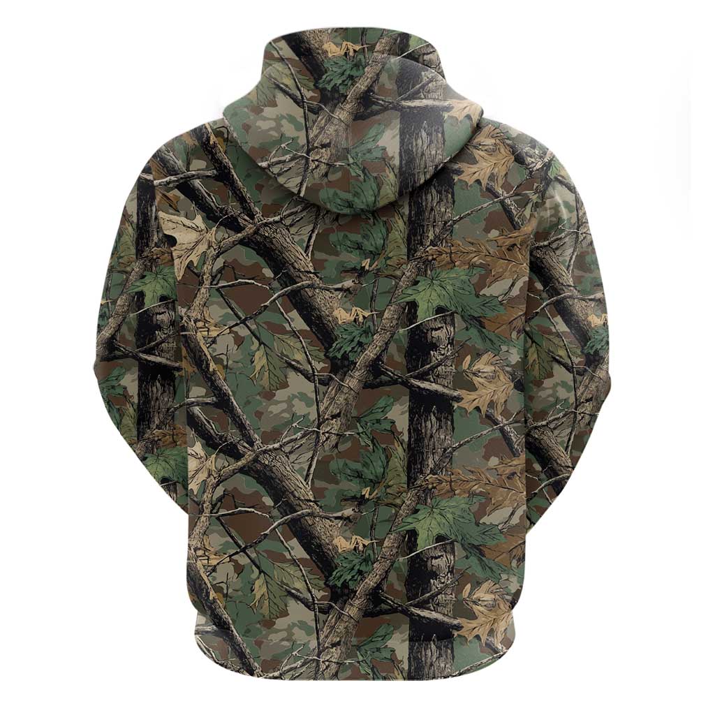 Santa Deer Hunting Christmas Hoodie Hunting Camouflage Patterns - Wonder Print Shop