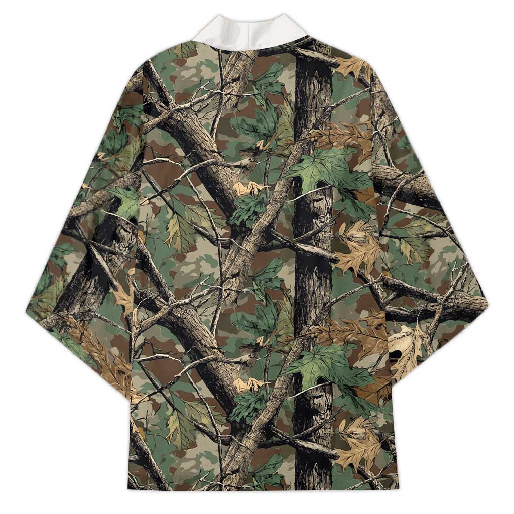 Santa Deer Hunting Christmas Kimono Hunting Camouflage Patterns - Wonder Print Shop