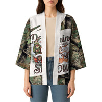 Santa Deer Hunting Christmas Kimono Hunting Camouflage Patterns - Wonder Print Shop