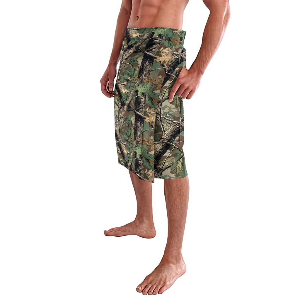 Santa Deer Hunting Christmas Lavalava Hunting Camouflage Patterns - Wonder Print Shop